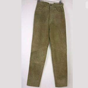 Hugo Buscati Collection Womens Leather Pants Sz 4